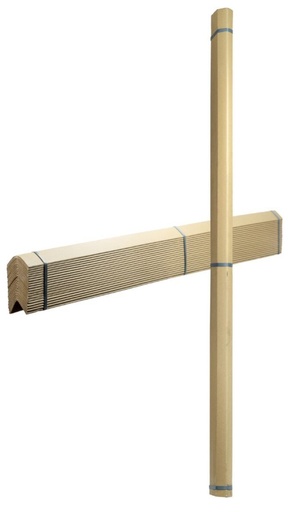 [LMD12055] Cardboard Corner Board - Brown, 50mm x 50mm x 4mm x 2000mm (20)