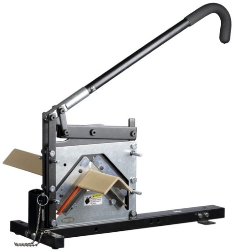 [LMD12070] Cardboard Corner Board Cutter - Black, Metal Design (1) 