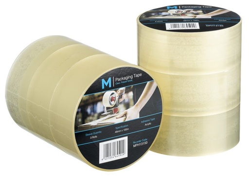 [LMD13150] Freezer Grade Acrylic Packaging Tape - Clear, 48mm x 100m x 60mu (36) *Suitable to -15°C
