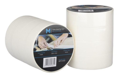 [LMD13332] General Purpose Masking Tape - Cream, 36mm x 50m x 130mu (48) *2 Day Removal