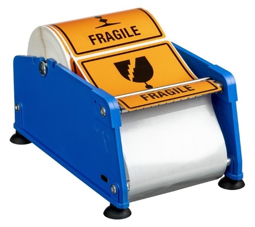[LMD15136] Adhesive Label Dispenser - Blue, 100mm Width (1)  *Fits 1 Roll