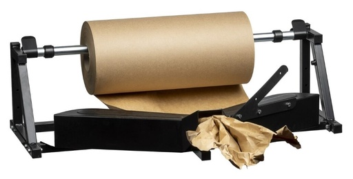 [LMD21560] Void Fill Paper Roll Crumpler - Black, 1000mm Width (1) *Table or Wall Mount 
