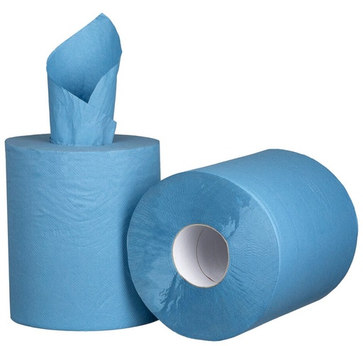 [LMD27045] Centre Feed Paper Towel - Blue, 210mm x 300m, 1 Ply, 25gsm, FSC Mix® (6) *Perforated 