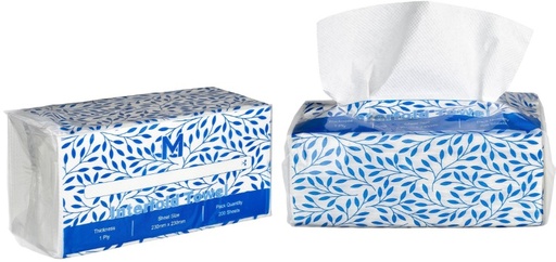 [LMD27160] Interfold Paper Towel - White, 230mm x 230mm, 1 Ply, FSC Mix® (3000) 