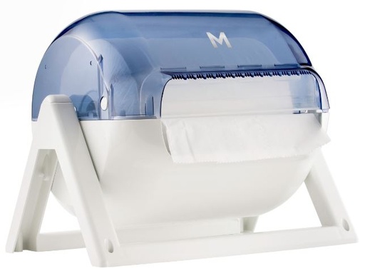 [LMD27436] Industrial Roll Dispenser - Transparent, 1 Roll Capacity (1)