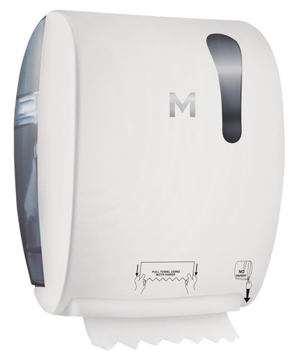 [LMD27500] Manual Roll Feed Dispenser - White, 1 Roll Capacity (1)
