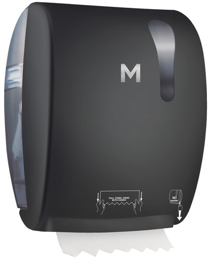[LMD27502] Manual Roll Feed Dispenser - Black, 1 Roll Capacity (1)