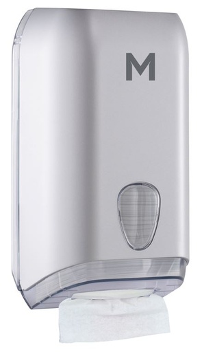 [LMD27521] Interleave Toilet Tissue Dispenser - Silver, 700 Sheet Capacity (1)