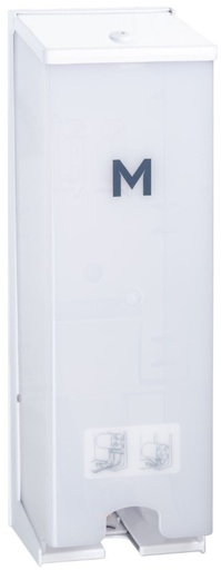 [LMD27540] Vertical Toilet Roll Dispenser - White, 3 Roll Capacity (1)