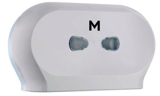 [LMD27590] Double Mini Jumbo Roll Dispenser - Silver, 2 Roll Capacity (1)