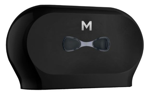 [LMD27595] Double Mini Jumbo Roll Dispenser - Black, 2 Roll Capacity (1)