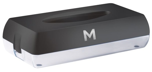 [LMD27632] Flat Tissue Dispenser - Black, 100 Sheet Capacity (1) *Wall Mountable  