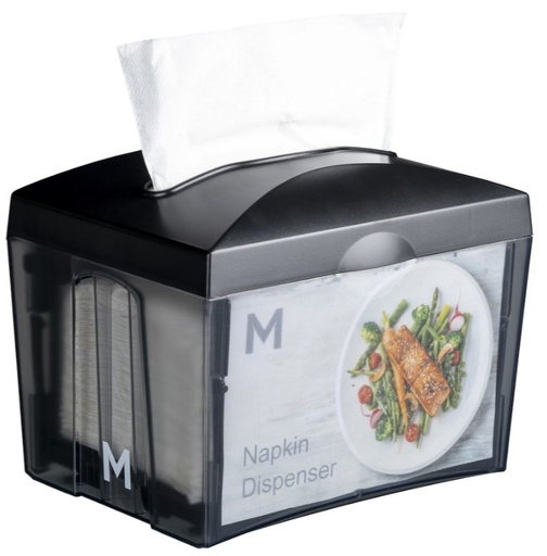 [LMD27641] Tabletop Napkin Dispenser - Black, 500 Sheet Capacity (1) *Suits LMD38495