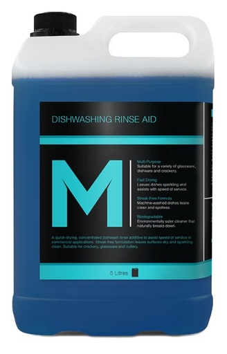 [LMD28155] Dishwashing Rinse Aid - Blue, 5L Refill Bottle (2)
