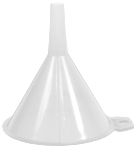 [LMD28679] Plastic Funnel - White, 216mm Length (48)