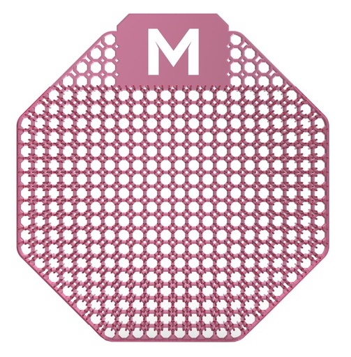 [LMD28825] Scented Urinal Screen - Pink, Mango (10) + Plastic Glove