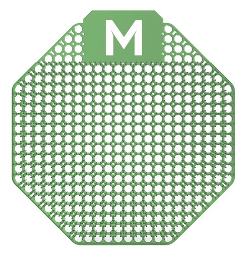 [LMD28826] Scented Urinal Screen - Dark Green, Lime (10) + Plastic Glove