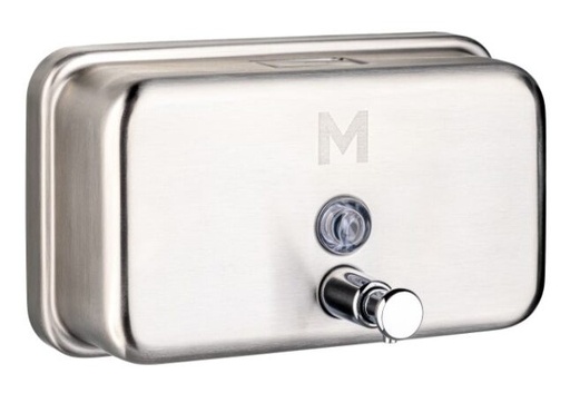 [LMD28996] Stainless Liquid Wall Dispenser - Silver, Horizontal, 1200ml Capacity (1)