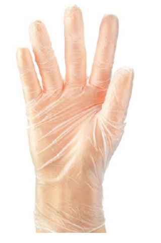 [LMD29142] Vinyl Gloves Powder Free - Clear, S, 240mm Cuff, 5.0g (1000)