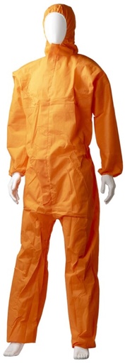 [LMD30611] SMS Coverall Type 5/6 - Orange, M, 50gsm (12) *Breathable Coverall