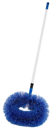 [LMD32430] Jumbo Cobweb Brush w/Handle - Blue, 22mm x 1800mm (6)