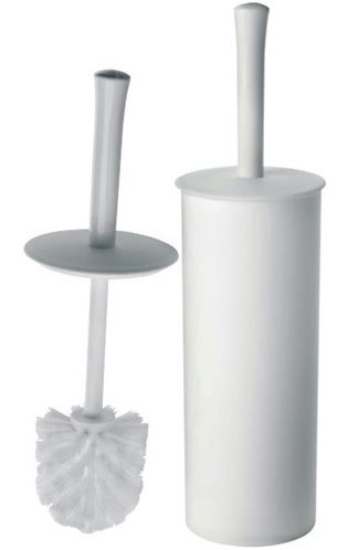 [LMD33490] Enclosed Toilet Tidy Set - White, Plastic (6)  