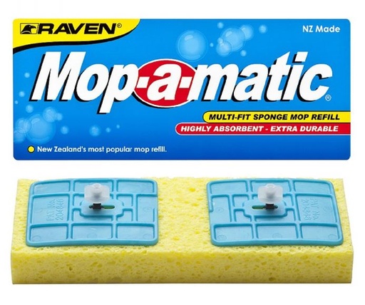 [LMD33595] Mop-a-Matic Standard Mop Head - Yellow, 220mm x 22mm x 1200mm (36)