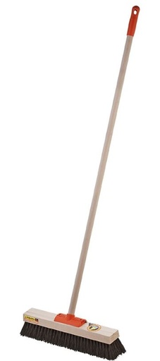 [LMD33882] Platform Broom - Brown, 915mm x 28mm x 1350mm, Stiff Bristles (3)