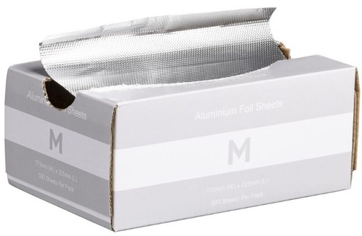 [LMD38685] Premium Foil Sheets Small - Silver, 175mm x 225mm x 15mu (3000)       