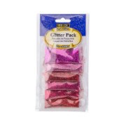 [LMD-3479] Bazic 0.07 Oz (2G) 6 Red Color Glitter Pack (12)