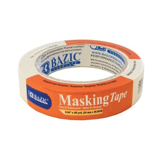 [LMD-951] Bazic 0.94" X 1440" (40 Yards) General Purpose Masking Tape (36)