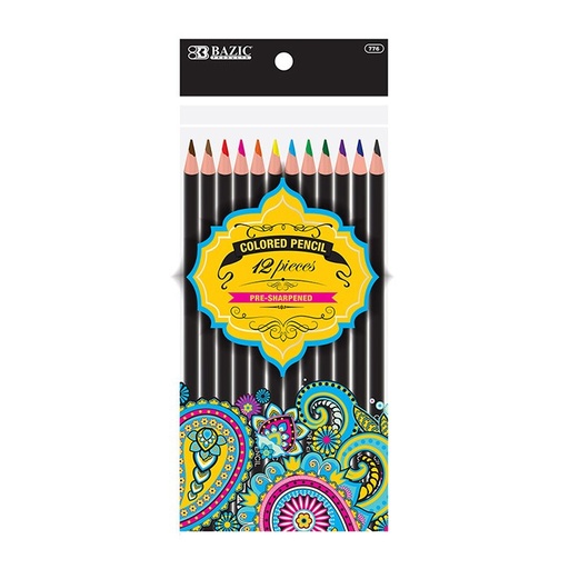 [LMD-776] Bazic 12 Colored Pencils Designer Series (24)