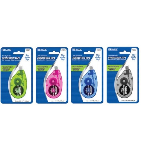 [LMD-1631] Bazic 5 Mm X 236" Correction Tape (12)