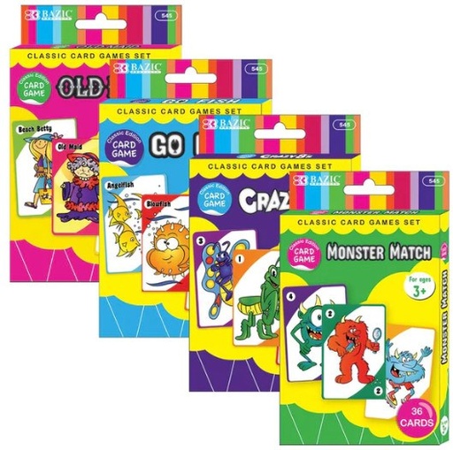 [LMD-545] Bazic Assorted Card Games (24)