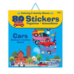 [LMD-3860] Bazic Car Series Assorted Sticker (80/Bag) (12)