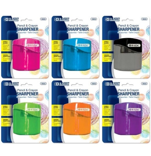 [LMD-1933] Bazic Dual Blades Sharpener W/ Square Receptacle (24)