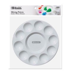 [LMD-3998] Bazic Round 10-Mixing Palette (12)